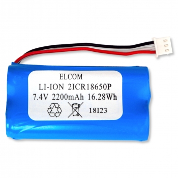 Li-Ion baterie pro pokladny Elcom Euro-50/150TEi, 7,4V 2200mAh 